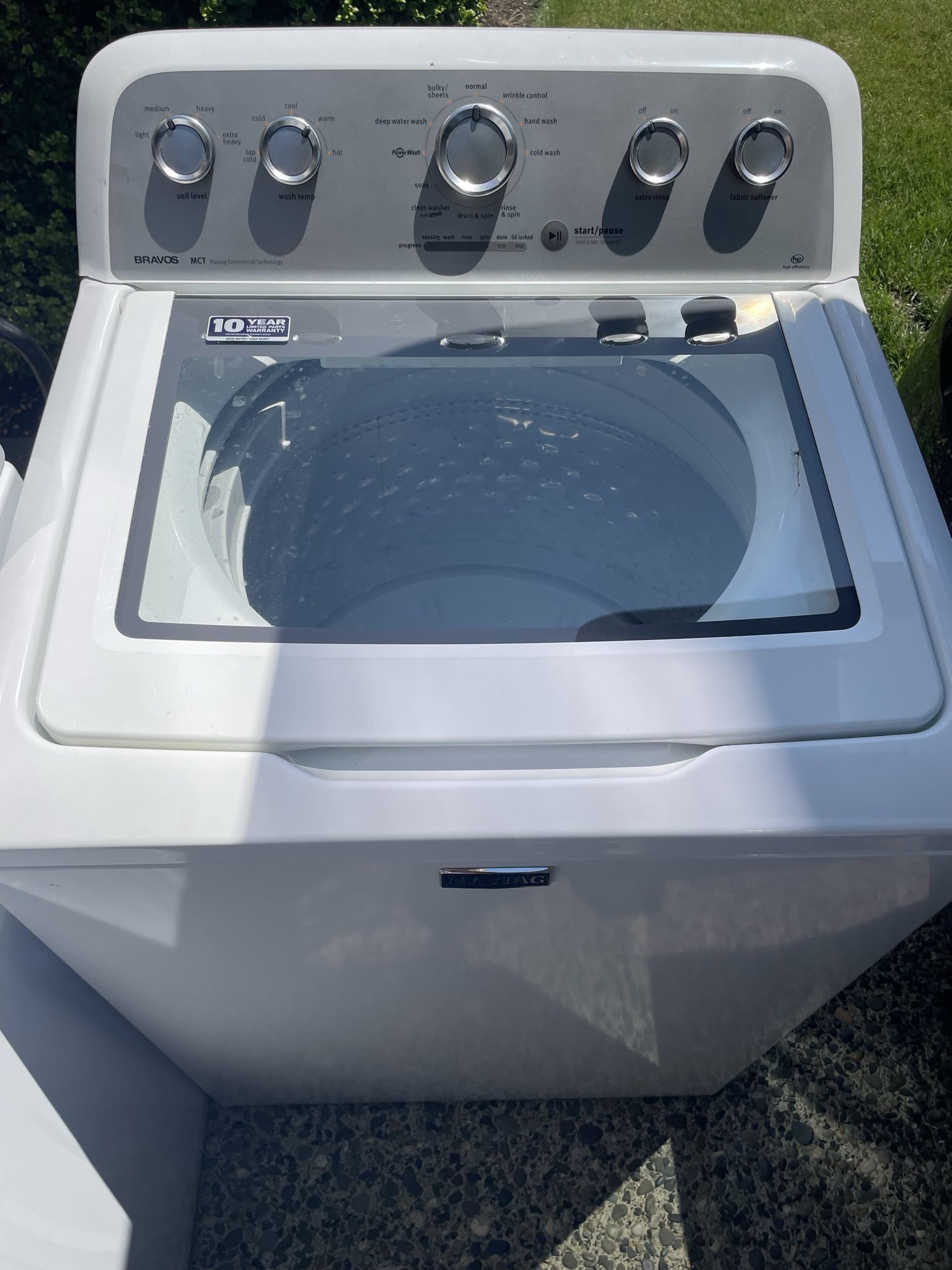 Maytag Bravo MCT Washer And Dryer