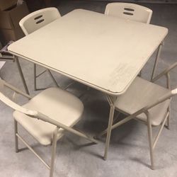 Cosco Folding Table And 4 Chairs