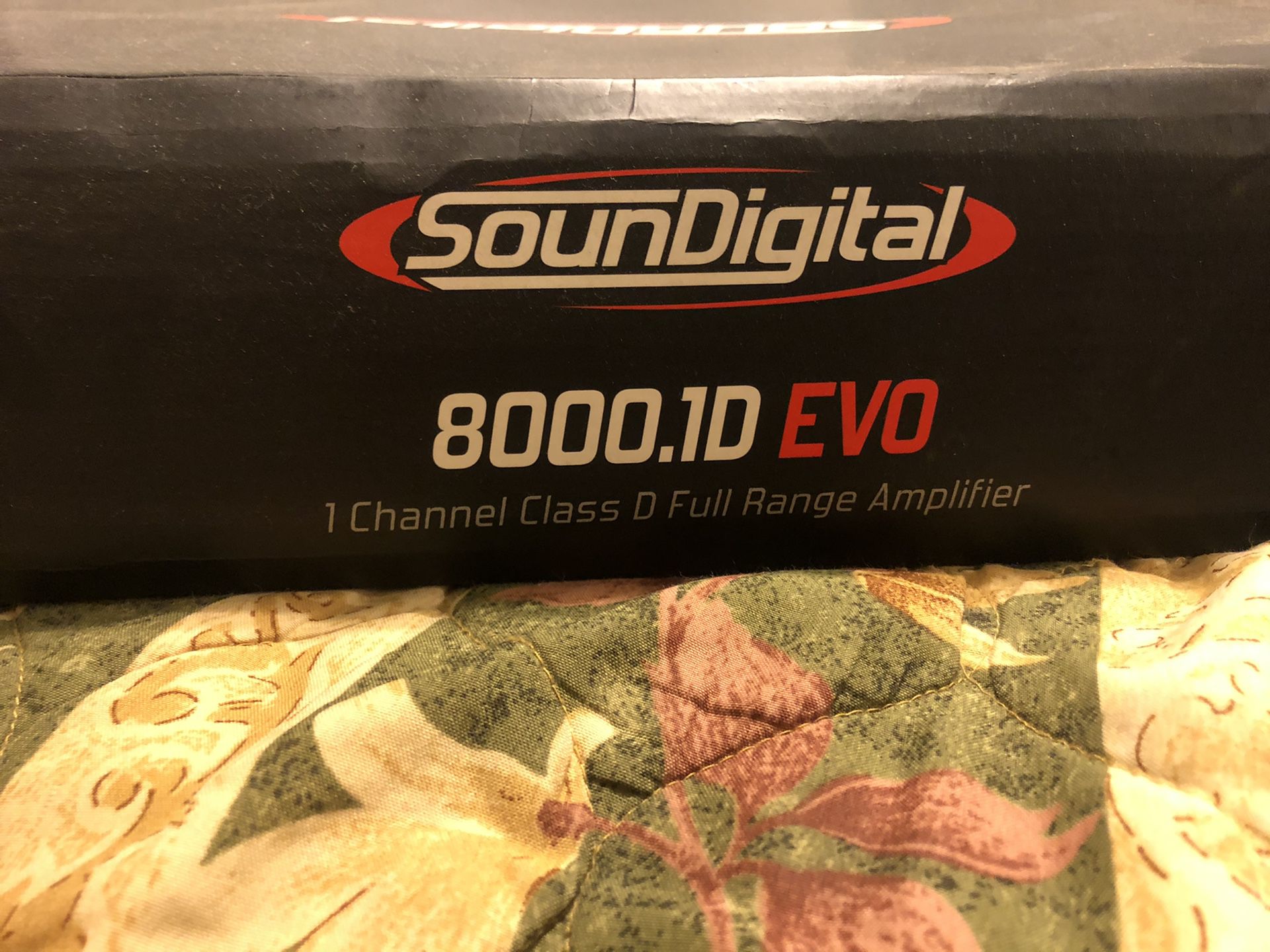Soundigital 8000.1D EVO 8,000W Rms Fullrange Mono Amplifier