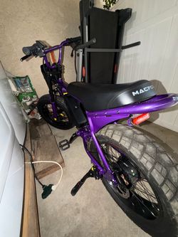 Macfox Electric Bike Purple Fat Tire
