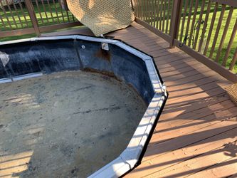 Free scrap pool aluminum you take down haul away