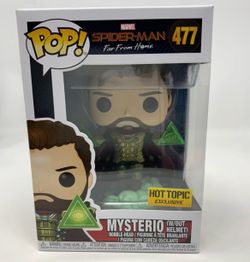Funko Pop! Marvel Spider-Man Far From Home Mysterio (No Helmet) #477 Hot Topic