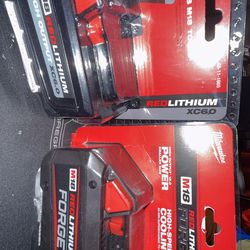 Milwaukee M18 batteries