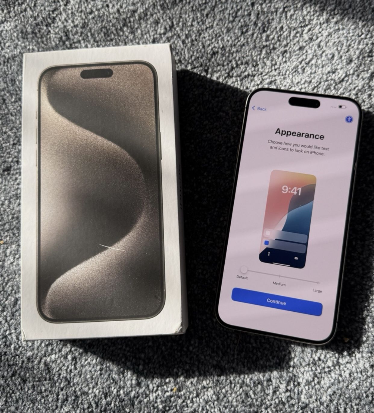 Unlocked Apple iPhone 15 Pro Max 256GB Capacity..