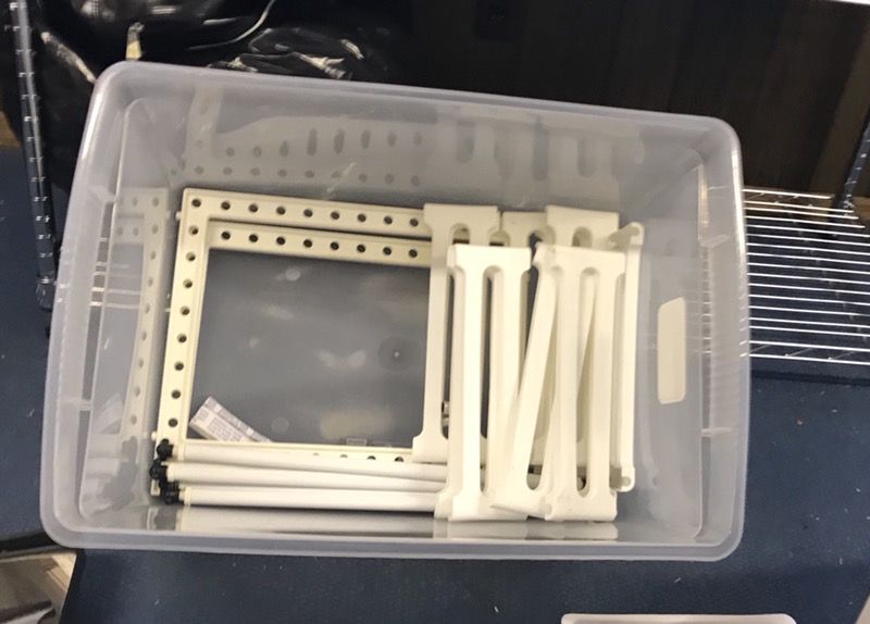 Container of “camping stuff”