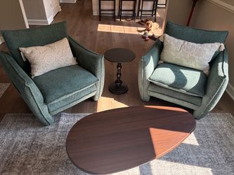 Green chairs (set of 2)
