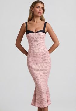 Soft Pink Midaxi Dress ( Oh Polly)