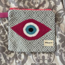 Authentic Greek wristlet bag