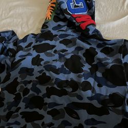 Bape Hoodie, Blue