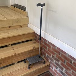 Stair Climbing Cane Half Step for Seniors Assist Walking Aid Elderly