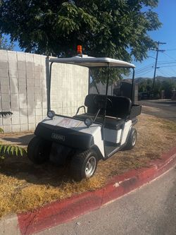 Golf Cart EZ Go Gas Powered Cart with utility bed