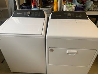 Whirlpool High Efficiency Washer and Electric Dryer