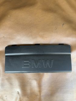 BMW License Plate Delete Trim Front E34 525i 530i 540i