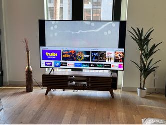 Samsung 75” 4K UHD Smart TV , Amazon fire stick and tv stand