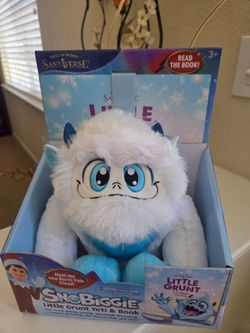 Elf on the Shelf SnoBiggie Little Grunt Yeti Plush & Book