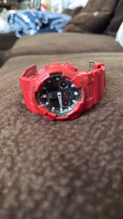 Casio G-Shock Red Ana-Digi Watch