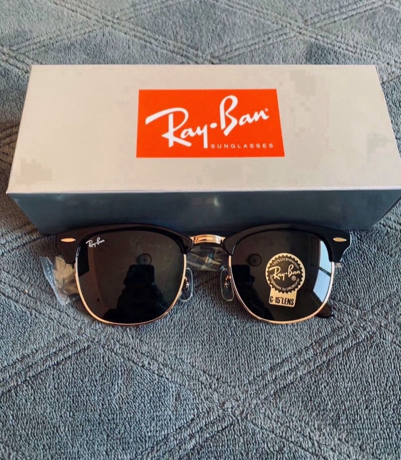 RayBan CLUBMASTER Sunglasses 51MM Frame AUTHENTIC 