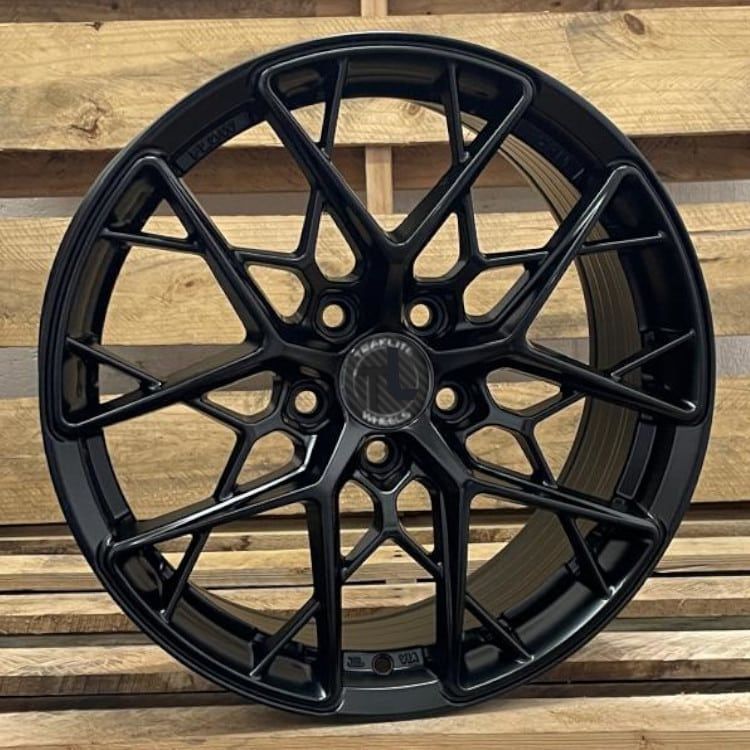 DBM DIM ALL SATIN BLACK 17X7.5, 5X100/5X108/5X110/5X112/5X114.3