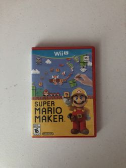 Super Mario maker Wii U