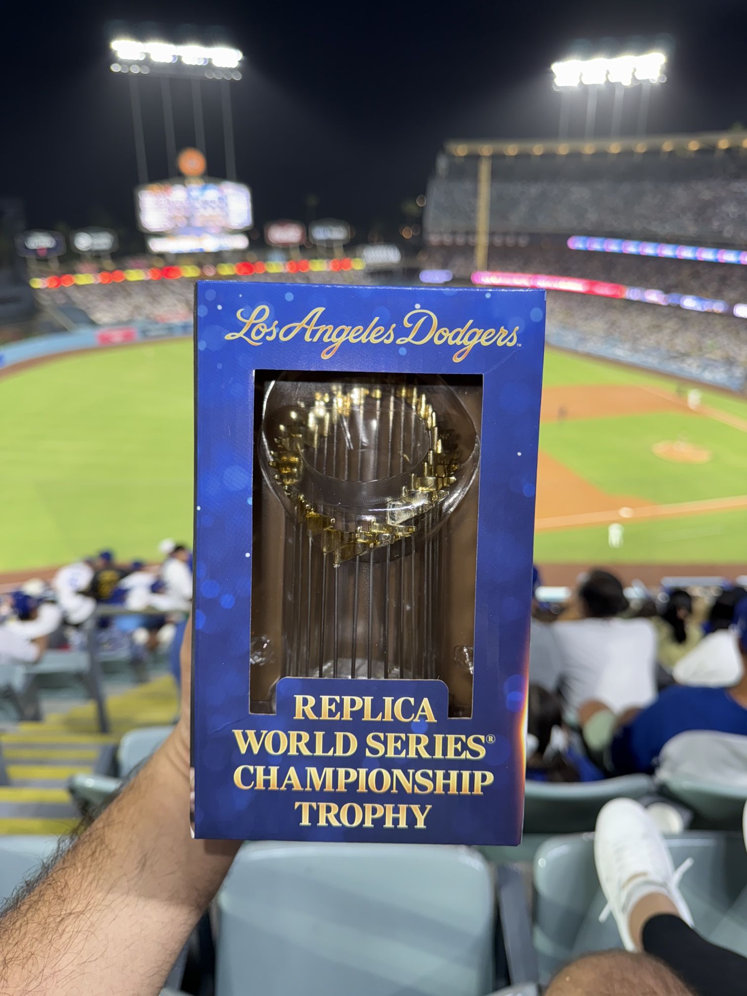 Dodgers Replica World Series Championship Trophy