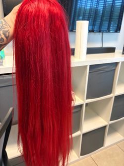Red Wig 28”