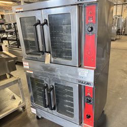 Vulcan Double Stack Convection Oven Natural Gas 
