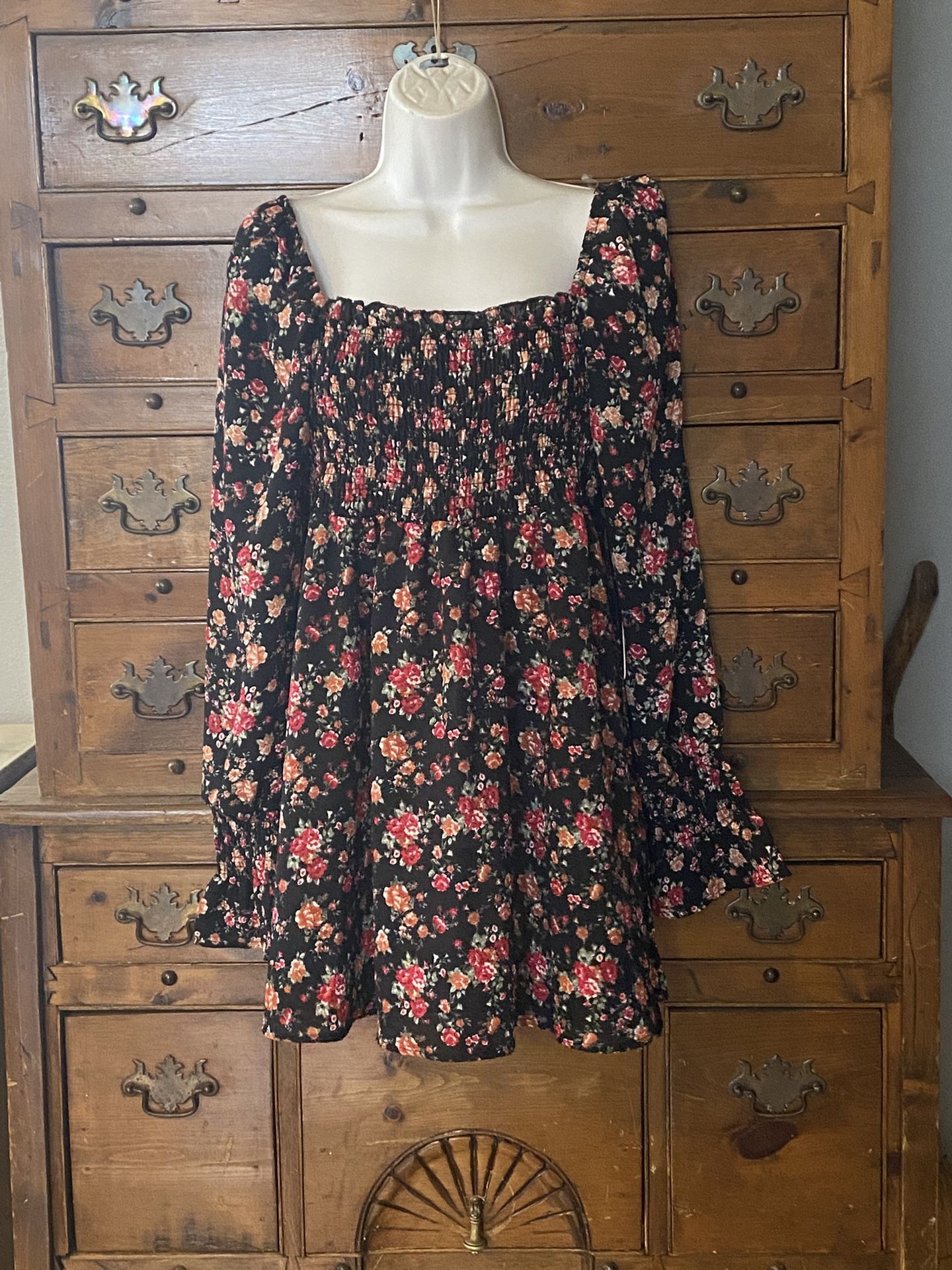 Woman’s Maternity Top Boho Floral Size Large By J For Justify NWTS