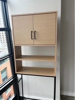 Over the toilet organizer rack