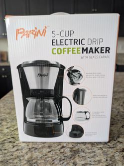 5-cup electric drip coffee maker
