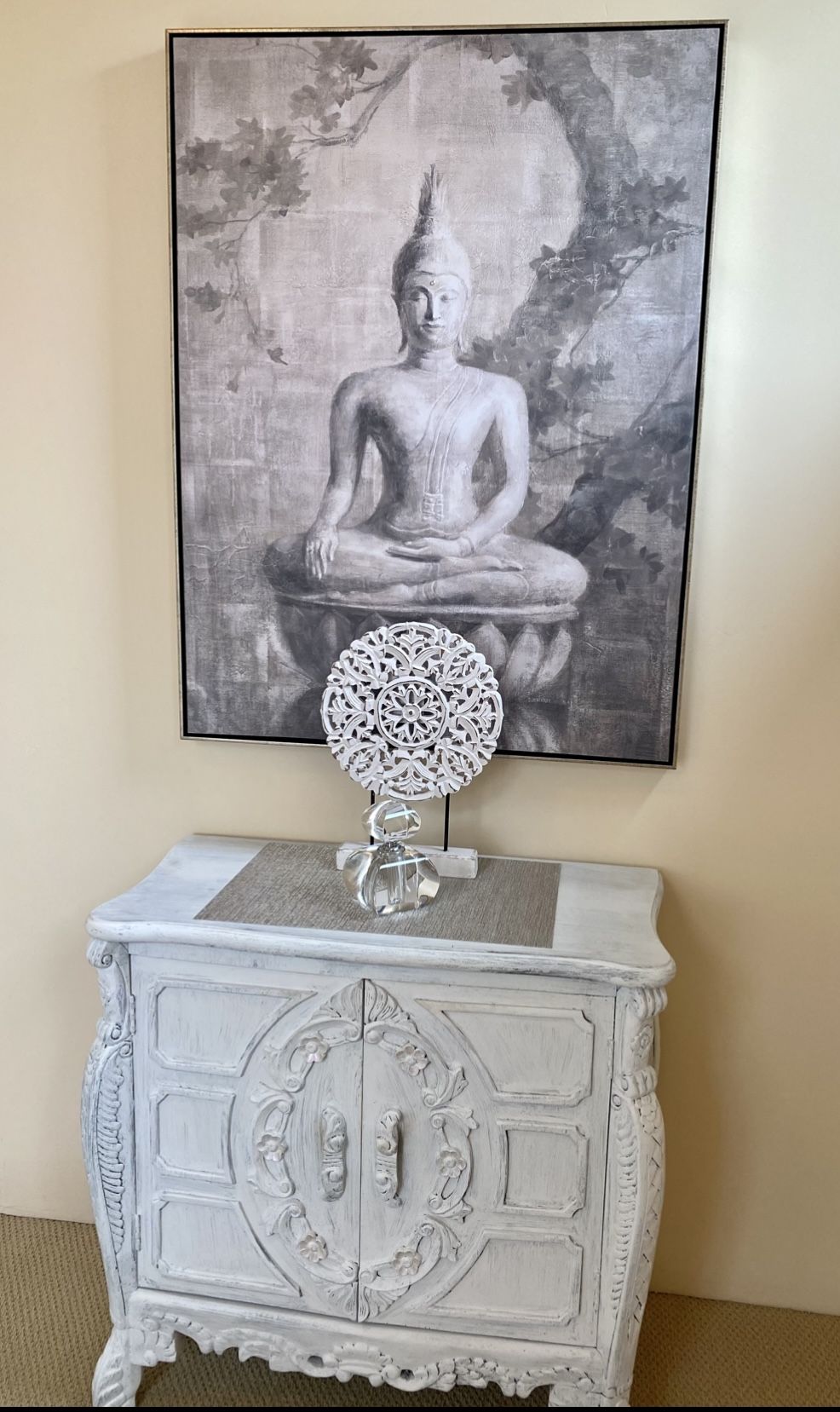 Asian Style Cabinet, Nightstand or Bookcase