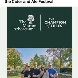 2 Vip Tickets today! Cider And ale Fest 