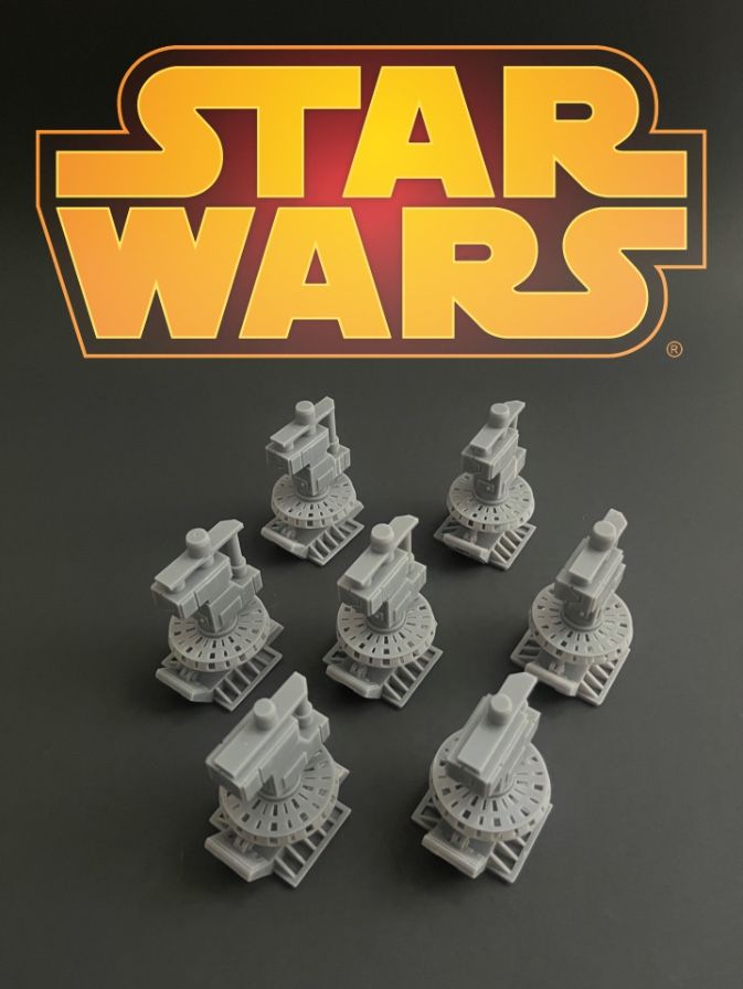SEVEN Star Wars Millennium Falcon Landing Gear (3.75” Action Figures)