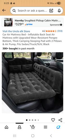 Bed inflatable for truck