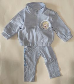 Size 6-12 M Light Blue Elsa 2 Piece Set