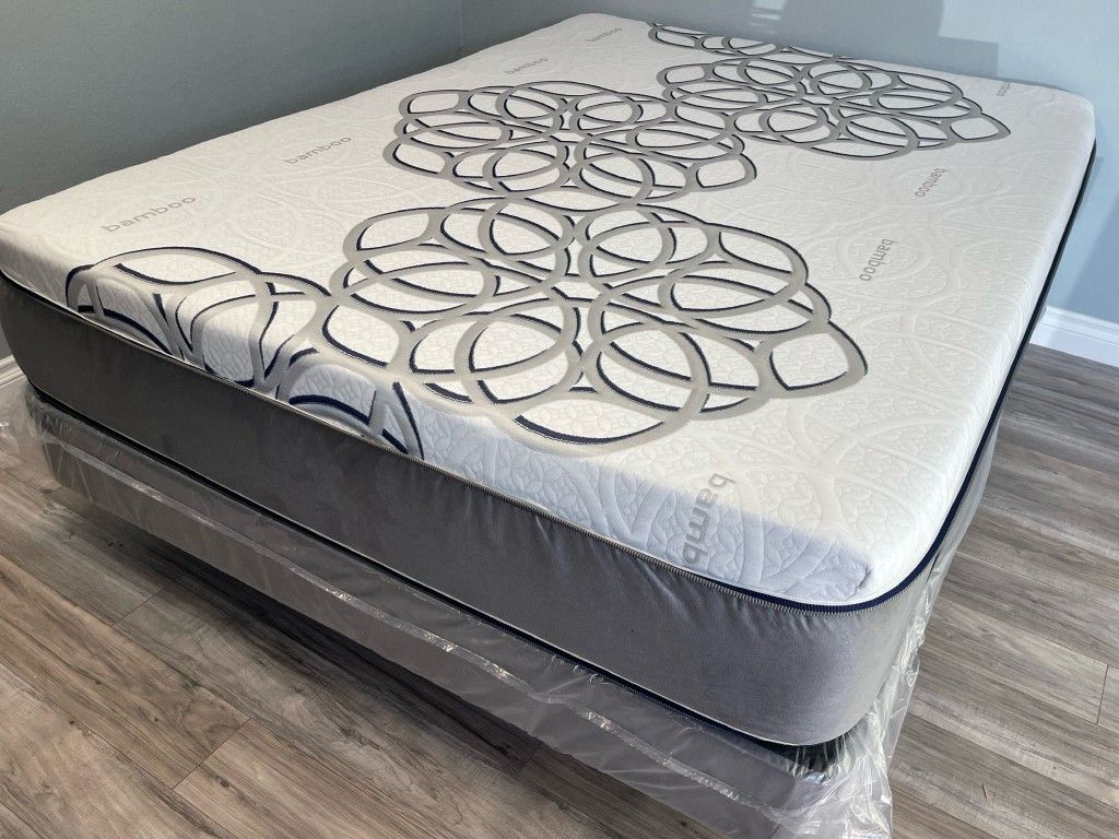 Full Size Sky Comfort Bamboo Cool Memoryfoam Matres!!!!