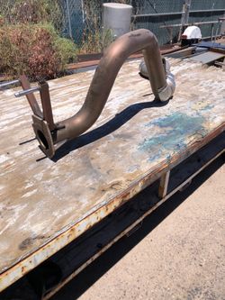 F 350 6.7L diesel rear stock exhaust