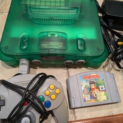 Jungle Green Nintendo 64 Bundle 