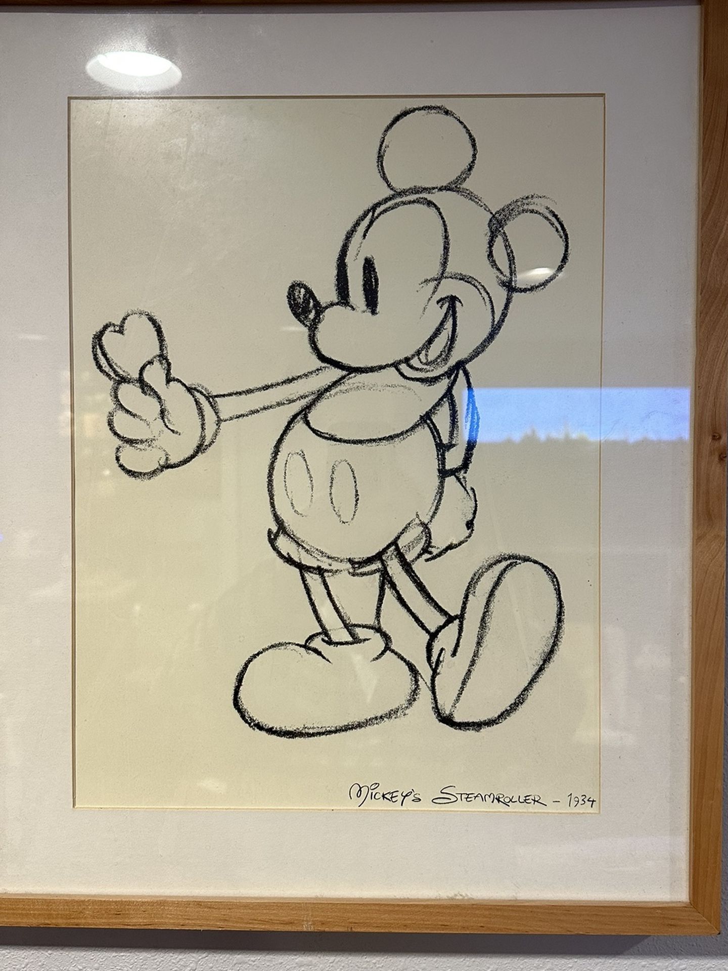 Disney Mickey’s Steamroller 1934 Sketch