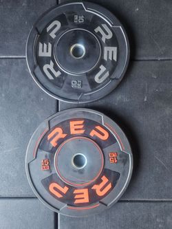 New rep fitness Sport bumper plates