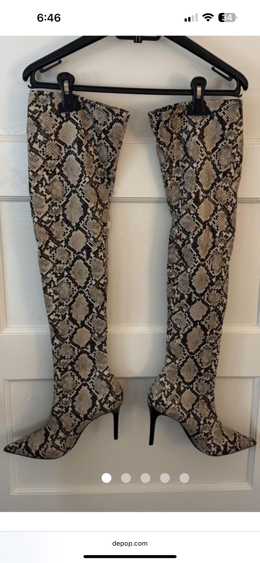 MNGO THIGH HIGH BOOT HEEL