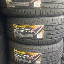 225/45/17 Blackhawk Tires