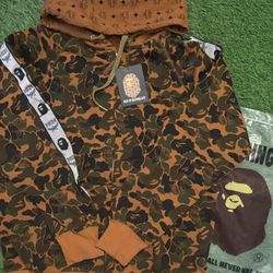 Bape X Mcm All Sizes 