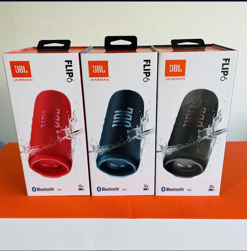 JBL Flip 6. New. Waterproof. Bluetooth. Great sound. Delivery or Pick Up