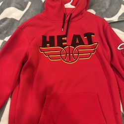 large retro miami heat hoodie