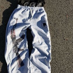 Y2K Baggy Sweat Pants 