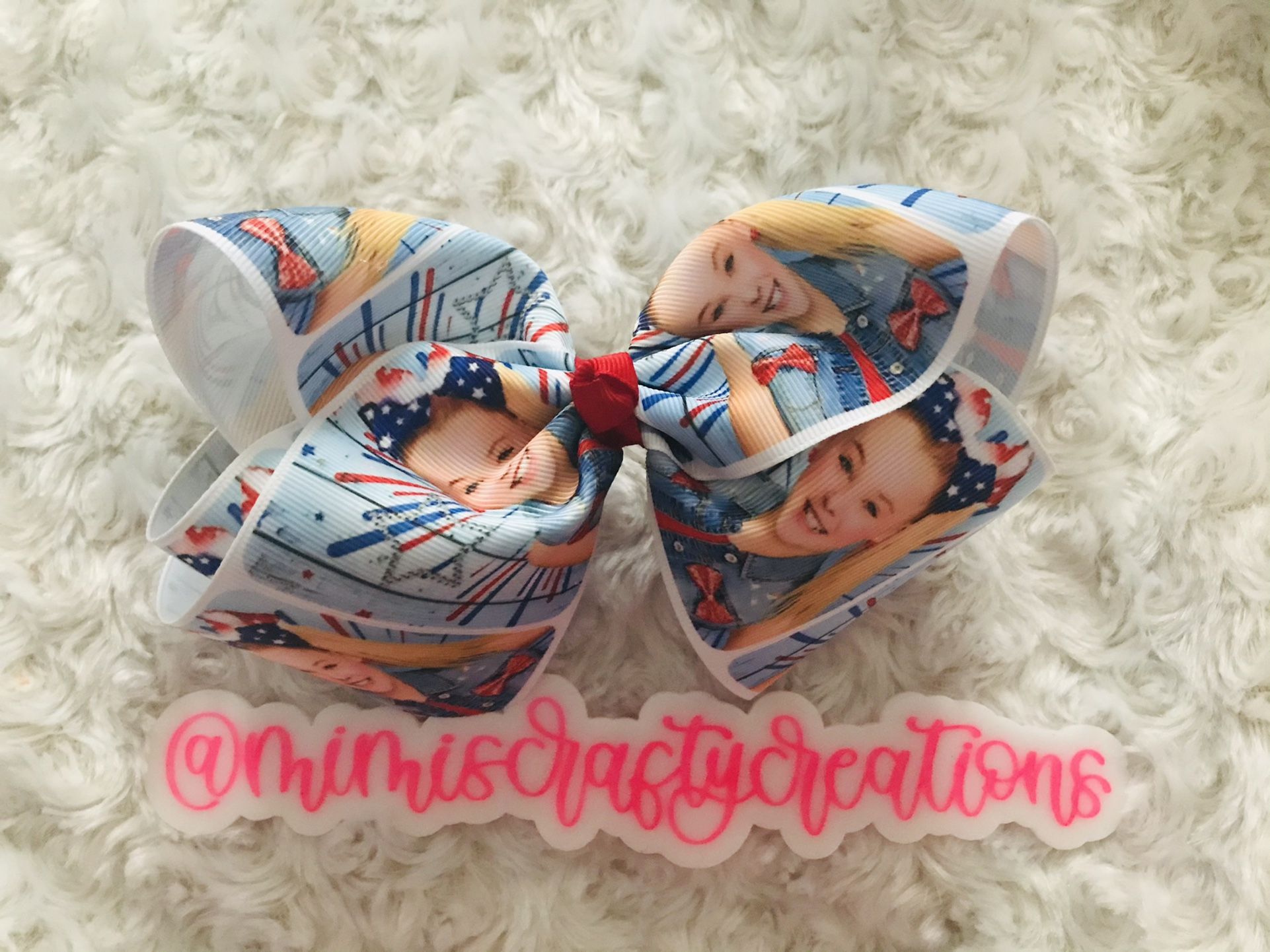 JoJo Siwa Patriotic Bow