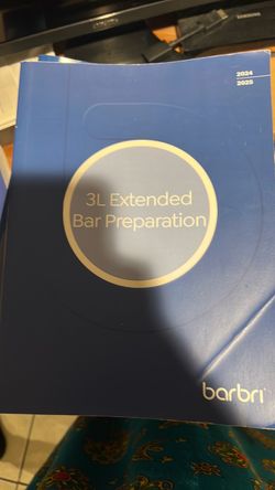 Barbri 3L Extended Bar Preparation 2024-2025