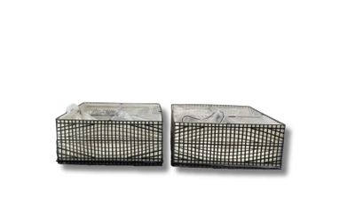 Brand NEW - Set of 2 Hanging Wire Lamp Baskets