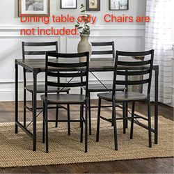 Walker Edison Person Rectangle Kitchen Table Dining table only