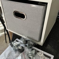 Brand New File Storage Stackable With Wheels